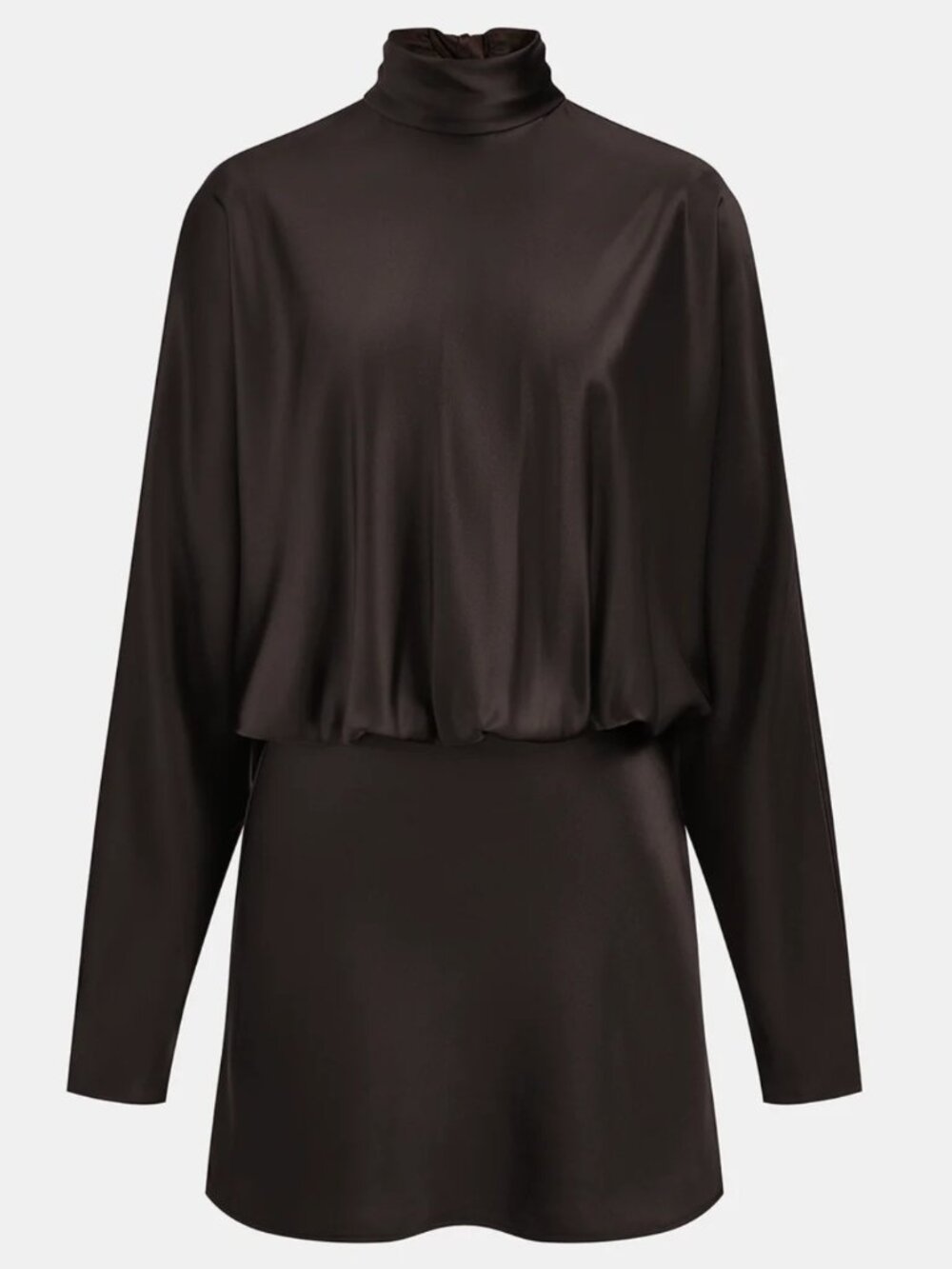 Commense Brown Satin Mini Size M